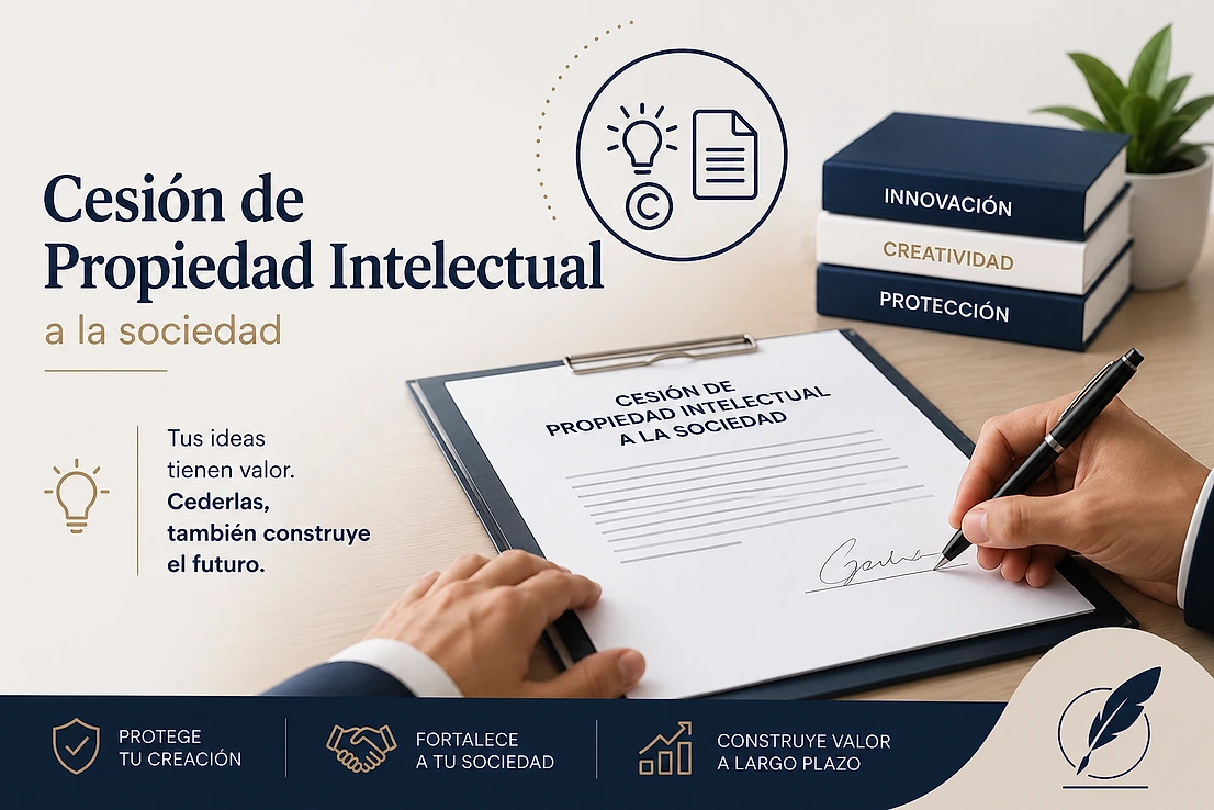 Cesión de propiedad intelectual del socio a la startup