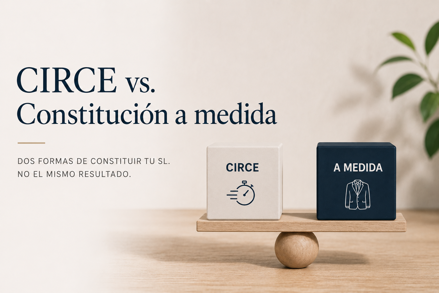 Constituir una SL: ¿CIRCE o constitución a medida?