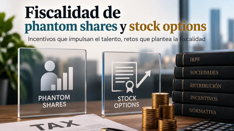 Fiscalidad de phantom shares y stock options en España